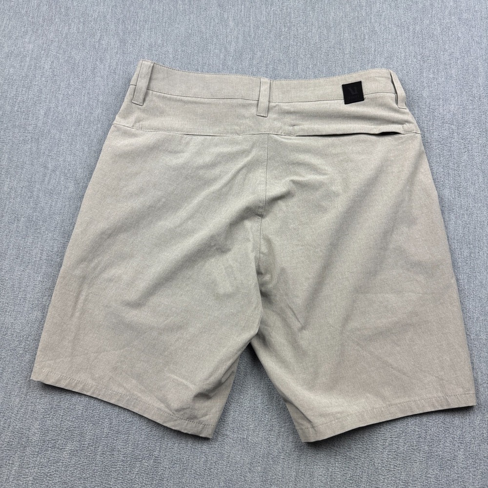 Vuori Aim Shorts Mens 28 Beige Chino Athletic Hiking Outdoor Flat Front V368 - Picture 13 of 14